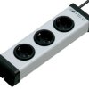 Listwa zasilająca, 16A, 230 V, 3 wtykowa CEE 7/7 Германия Schuko/Франция dł. kabla 3m Typ F - niemieckie Schuko