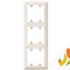 LUMINA SOUL Ramka 3 potrójna pionowa kremowa WL5131 HAGER