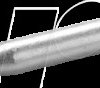 0162KD/SB Tip for Multitip C 15 and TIP 260, chisel-shaped