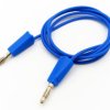 PPS-1 przewód pomiarowy banan - banan, dł. 1m, kolor niebieski