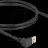 80481 USB 5 Gbps Cable USB Type-A male 90° downwards angled to USB Typ