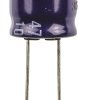 Kondensator 470μF 100V dc Radialny, Otwór przelotowy Panasonic roztaw: 7.5mm 16 (Dia.) x 25mm