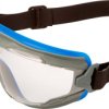 3M Goggle Gear 500 GG501NSGAF-BLU Pełne okulary ochronne z zabezpieczeniem przeciw zaparowaniu niebieski, szary EN 166 D