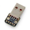 Moduł z dwustronnym wtykiem USB typu A - złącze do płytki stykowej - Adafruit 6001