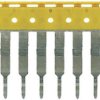 Weidmüller 1608940000-1 Kompatybilność: ZDU 2.5…, ZDK 2.5..., PDU 2.5/4 /3/4AN, PTR 2.5/4…, PDK … żółty 1 szt.