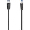 Hama 200625 USB cable USB 3.2 1st Gen USB-A to USB-B 1.50 m Black