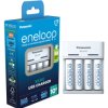 Ładowarka akumulatorków Ni-MH Panasonic Eneloop BQ-CC61 USB + 4 x R6/AA Eneloop 2000mAh BK-3MCDE