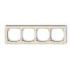 Deco Ramka Uniwersalna Poczwórna Z Tworzywa Deco Soft Beżowy 1Drso-4