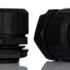 Łącznik do kanałów kablowych Adaptaflex gwint M32 32mm Złącze proste Nylon 66 IP65 Czarny