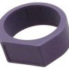 Marker ring, with labeling field, purple for XLR connector, XCR-7