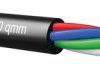 PVC control line LEDotronic 4/1, RGBW 5 x 0.5 mm², unshielded, black, 424051109
