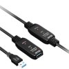club3D Kabel USB USB 3.2 Gen1 Złącze męskie RJ45 15.00 m czarny CAC-1406