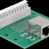67012 RJ50 jack / terminal block, top hat rail