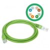 Patchcord UTP kat.5e kabel sieciowy LAN 2x RJ45 linka zielony 5m Alantec