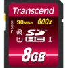 Karta SD SDHC, 8 GB MLC, Transcend Ultimate -25 → +85°C 600x