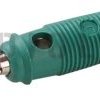 Wtyk banan 4mm BUELA-30-GN 60V=/30V~ 30A
