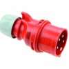 Wtyczka przenośna (zwrotnica faz) 32A 5P 400V czerwona IP44 TURBO SHARK 7025-6