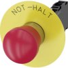 Siemens 3SU11501HA201FH0 3SU1150-1HA20-1FH0 Przycisk grzybkowy zatrzymania awaryjnego przycisk czerwony, żółty pociągnię