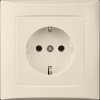 265024 Steckdose Vollplatte Joy reinweiß