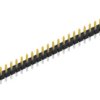 Pin header, 30 pole, pitch 2.54 mm, straight, black, SLLP108230S