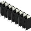 PCB terminal, 8 pole, pitch 5.08 mm, AWG 28-14, 15 A, spring-clamp connection, black, 1826120000