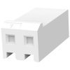 Socket housing, 2 pole, pitch 3.96 mm, straight, natural, 640250-2