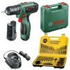 [ZESTAW PROMOCYJNY] Wiertarko-wkrętarka akumulatorowa Bosch Easydrill 1200 + Zestaw wierteł DeWalt mix 100 sztuk