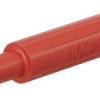4 mm jack, crimp connection, 1.0 mm², CAT II/CAT III, red, 66.2052-22
