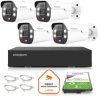 Zestaw monitoringu Easycam z 4 kamerami EC-IP-B5MP50DLT 5MPx z aktywnym odstraszaniem