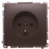 Simon Basic Gniazdo Pojedyncze Z/U 16A, 250V Czekoladowy Bmgz1.01/47
