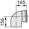 Kolanko Vaillanta 87 stopni DN160 PP 0020095552 Vaillant 20095552