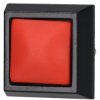 R-TECH 524641 Momentary Pushbutton Switch, SPST, 12mm Cutout, IP67, Red