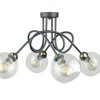 Lampa sufitowa nowoczesna 4xE27 EVIE BLACK/GOLD