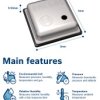 Bosch Sensortec Czujnik temperatury i wilgotności SPI, I2C BME680 Czujnik temperatury Cyfrowe 85 °C -40 °C ±0.6 %, 0 to
