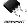 MBRB15H45CT Dual Common Cathode Schottky Rectifier High Barrier Technology for Improved High Temperature Performance