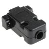 Osłona tylna D-Sub 9 -pinowe ABS Prosty MH Connectors E