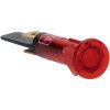 R-TECH 420021 Neon indicator light, round, red, 240V, T120