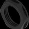 Counter nut, M20, Clamping range 10 to 14 mm, IP68, black, 1SNG607009R0000