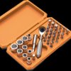 TOOL-005 Ratchet set, 42 parts, including 30 bits and 9 socket wrenches