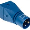 Adapter do przedłużacza sieciowego 16A Wtyczka, gniazdo 230 V 1 x 2P + E, 1 x 2P + E Legrand Fioletowy IP40
