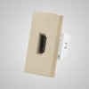 TouchMe Moduł 1/2 gniazdo HDMI złote TM906G