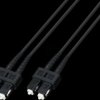 610522D-7,5M4 Fiber optic cable, SC duplex, OM4, black, 7,5 m