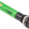 Lampka kontrolna do montażu panelowego 110V ac, zielona 8mm LED RS PRO