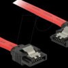 83963 SATA 6 Gb/s male>male lft. ang. 30 cm red