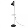 Lampa podłogowa czarna z półką 138cm JUMP 5864 1xE27 TK Lighting