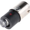 Lampka kontrolna Czerwony 8-48V ac/dc BA9s LED średnica 4.9mm długość 26mm