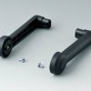 Handle bar side parts, straight, PA, (L x W x H) 239 x 29 x 29 mm, black, A9300015