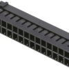 Osłona złącza 30-pinowe Żeńskie 2-rzędowe raster: 2 mm Hirose Kabel DF11 Prosty Seria DF11
