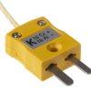 Termopara z odsłoniętym złączem K średnica 1/0.3mm długość 2m -60°C do +350°C Wtyk miniaturowy RS PRO