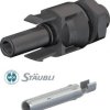 Gniazdo MC4 złącze panelowe do rozdzielnic, na przewód 4/6 mm2 Staubli (MultiContact) - opak. 10 szt
